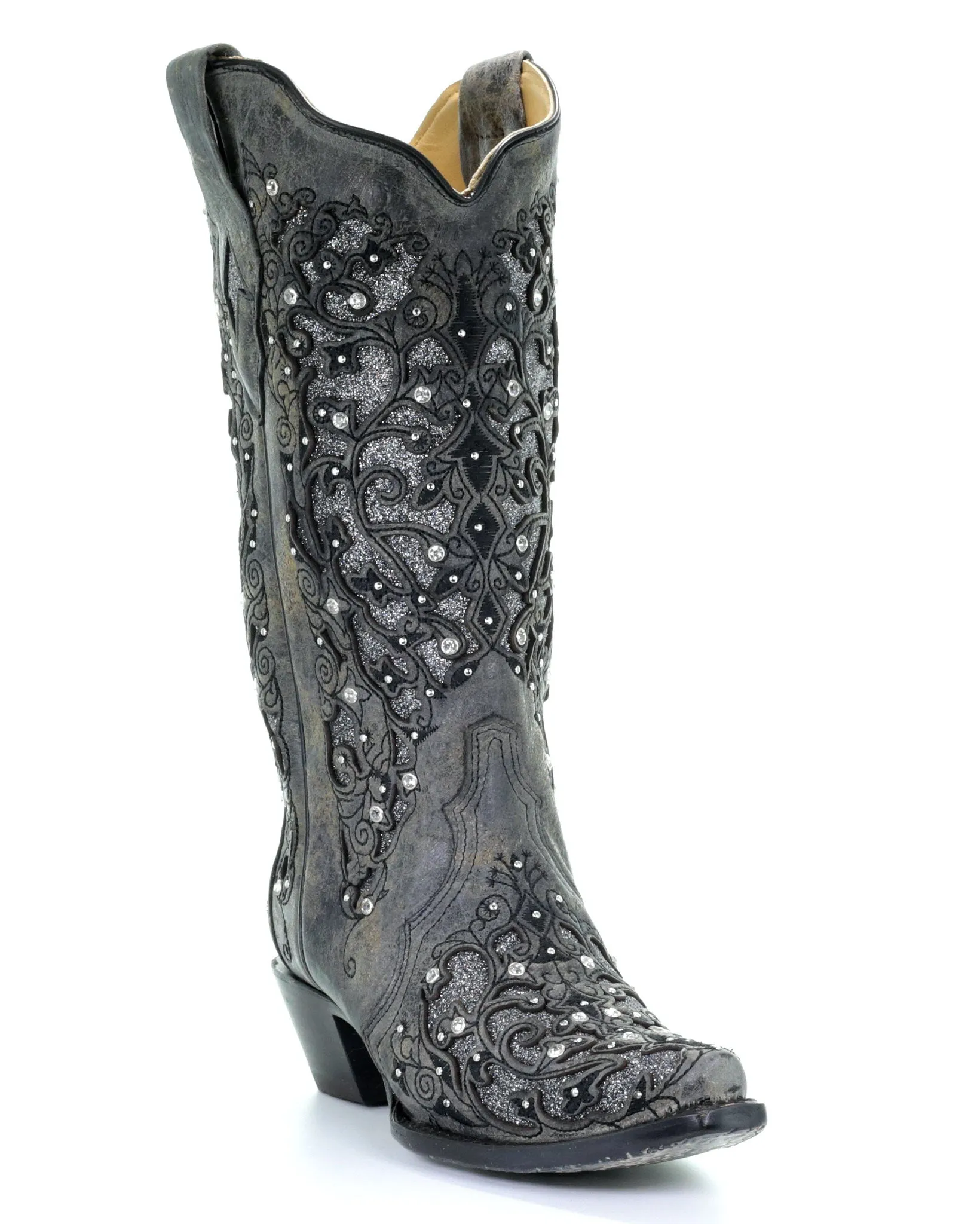 Women's Glitter and Crystals Boots