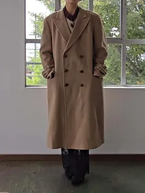 Wool Trench Coat - Sand