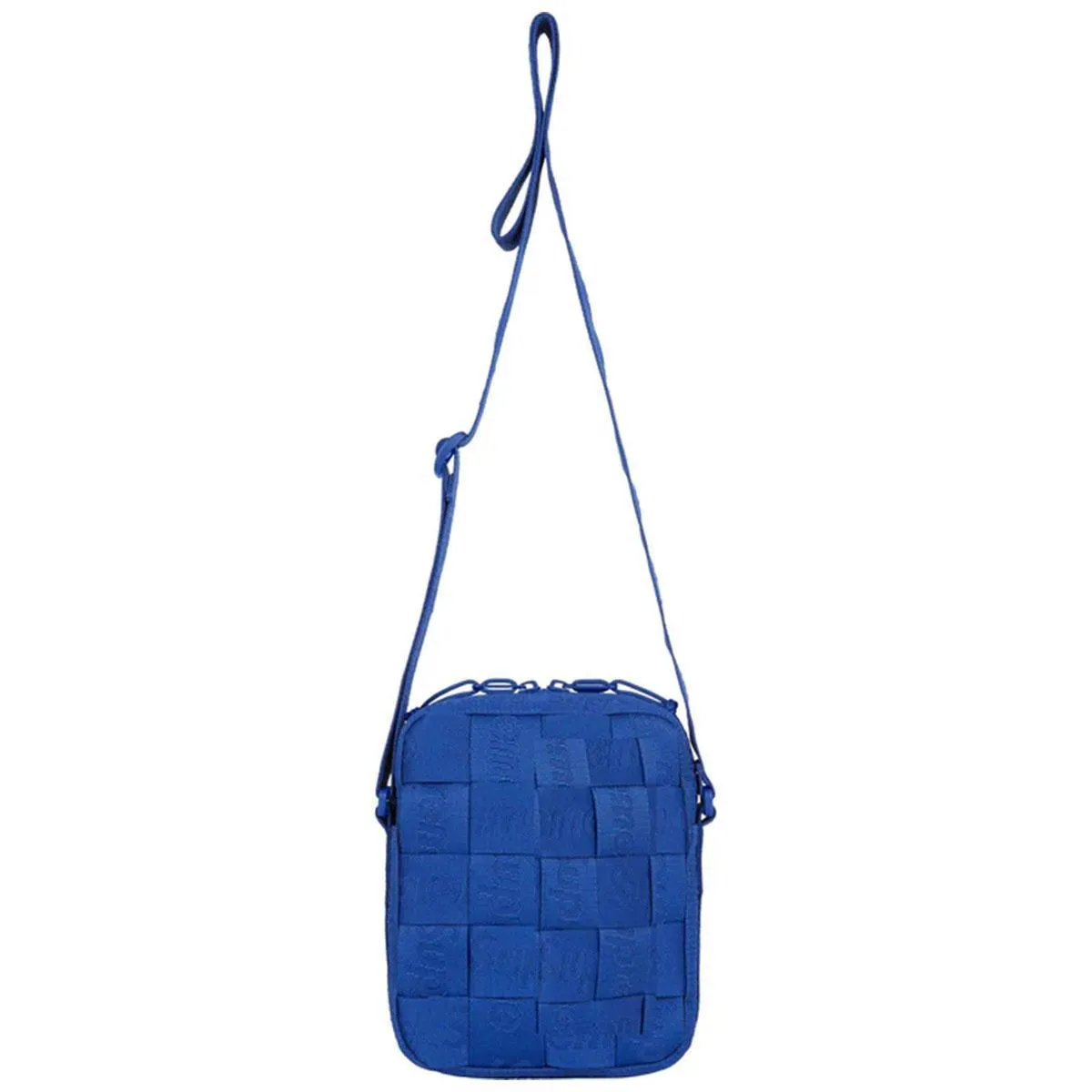 Woven Shoulder Bag (Royal Blue)