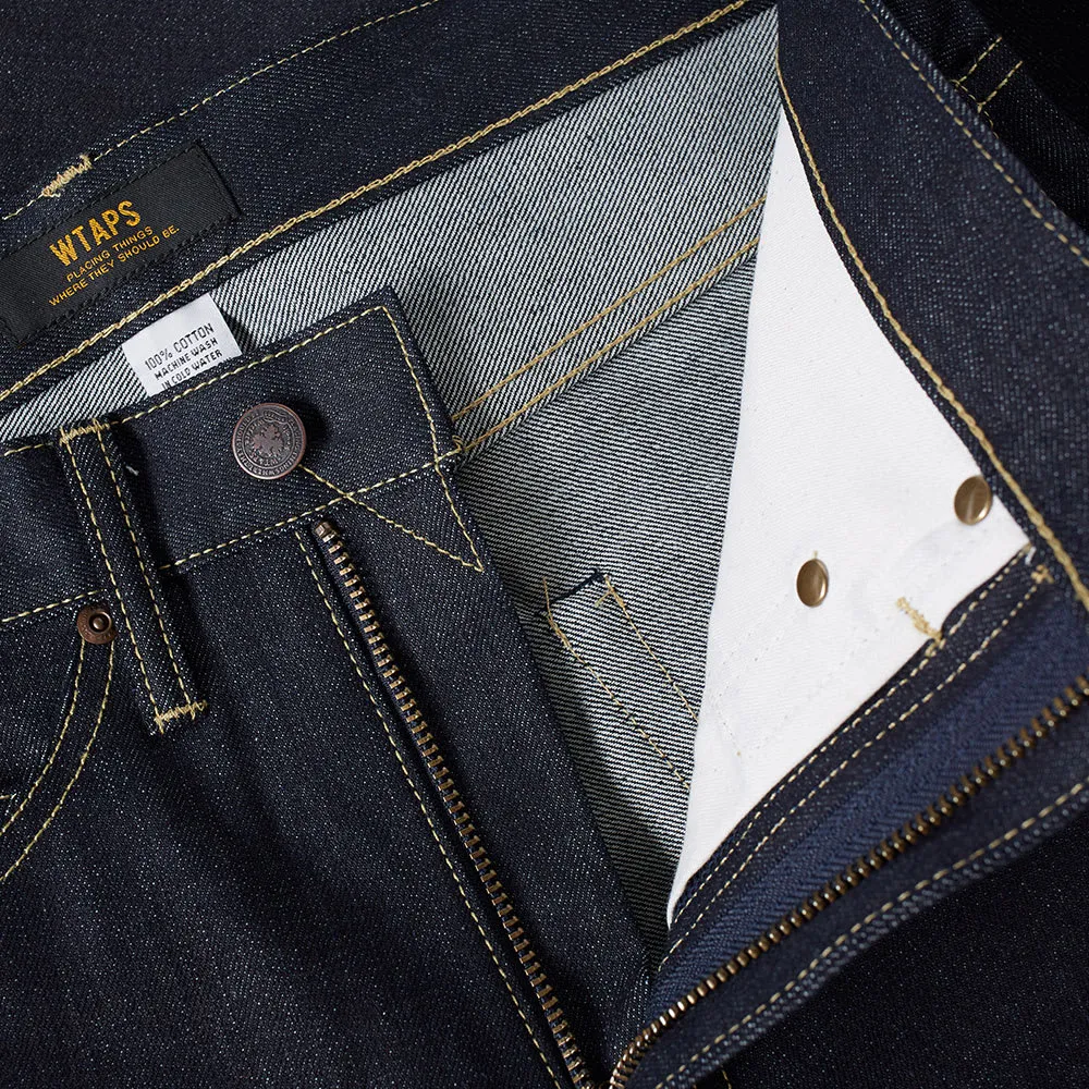 WTAPS Blues Very Skinny Raw JeanIndigo