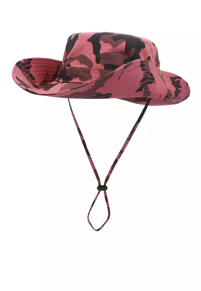 ZITIQUE Wide -edge camouflage fisherman hat