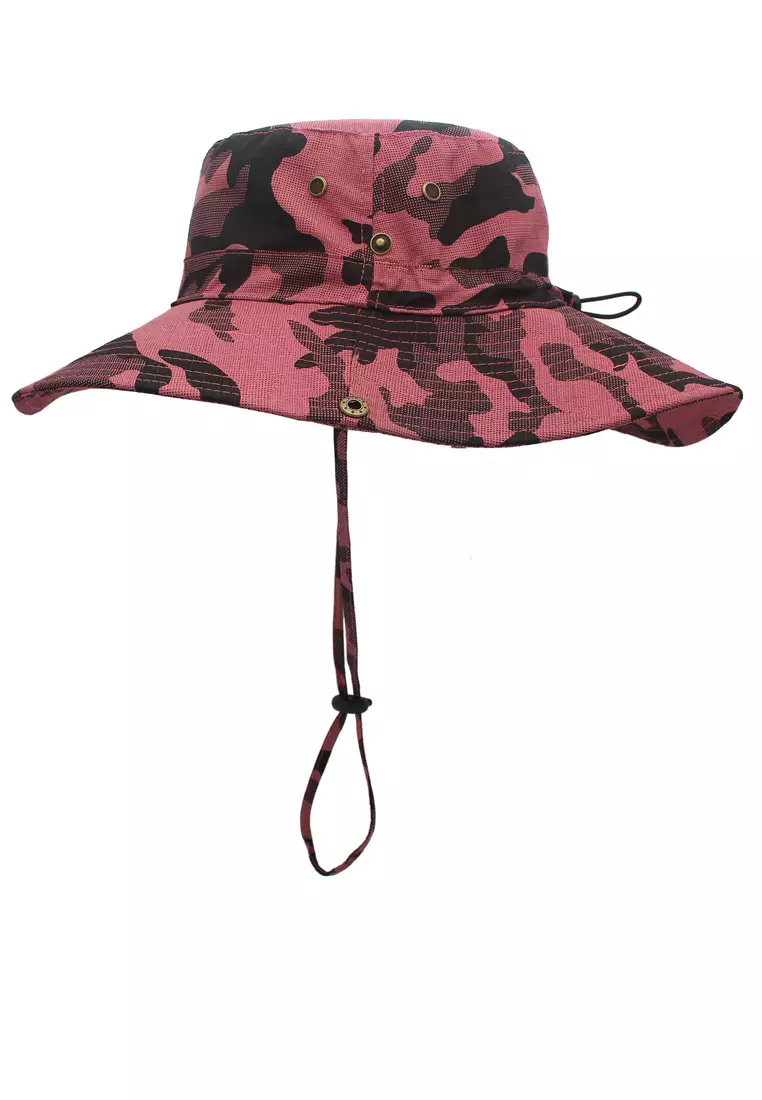 ZITIQUE Wide -edge camouflage fisherman hat